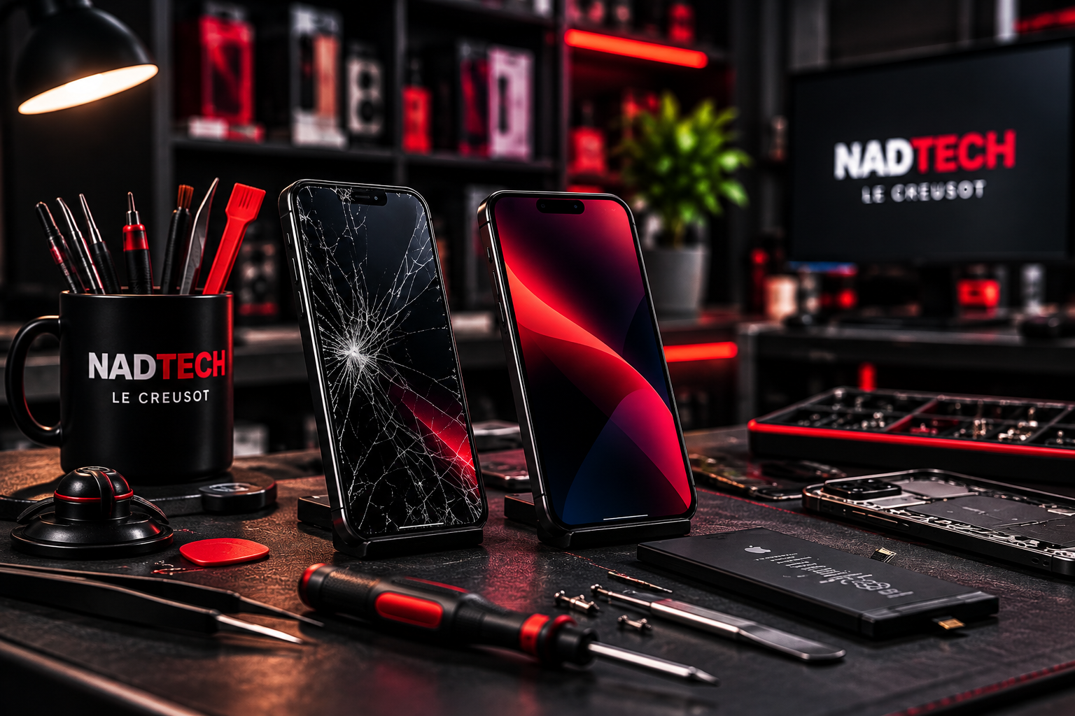 Réparation smartphone chez NADTECH Le Creusot